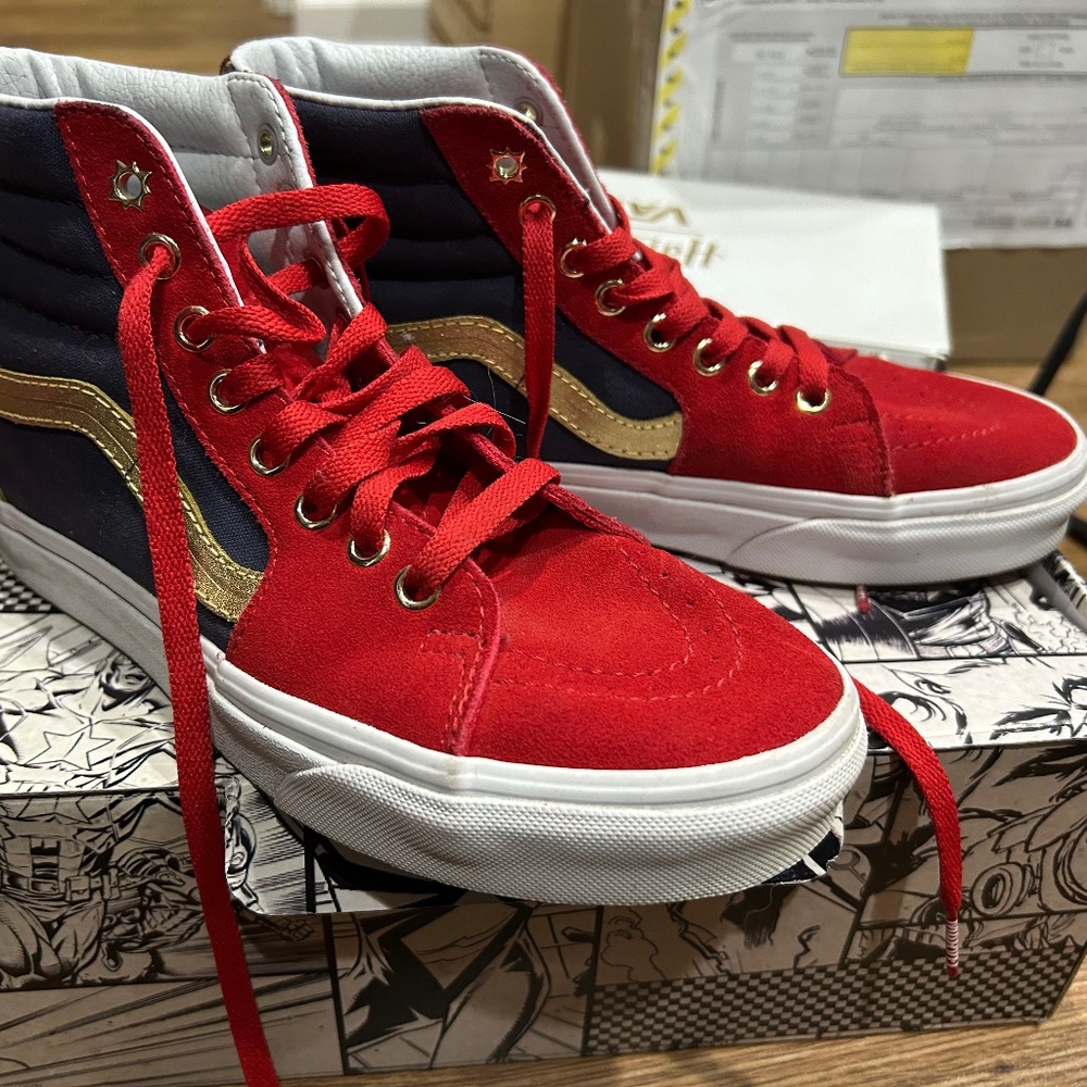 Captain Marvel Vans